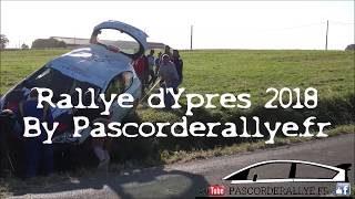 Rallye Ypres 2018 By Pascorderallyefr Crash  Limit [upl. by Ken]