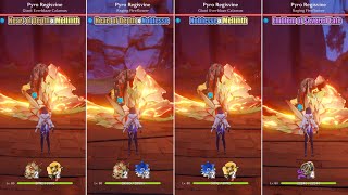 Yelan Artifacts Comparison  Genshin Impact [upl. by Brelje]