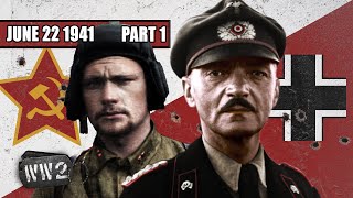 096a  Operation Barbarossa  Biggest Land Invasion in History  WW2  June 22 1941 [upl. by Atiana581]