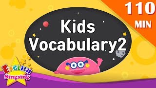 Kids vocabulary 2 compilation  Animation Words collection ABC first Dictionary｜English for kids [upl. by Creight]