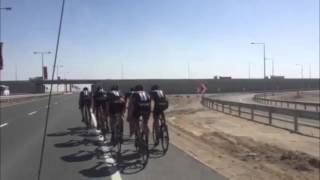 InsideOut  Team GiantAlpecin training in the desert prior to the Tour of Qatar [upl. by Rednave]