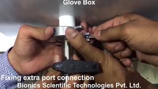 Stainless steel Glove box Installation [upl. by Anigar]