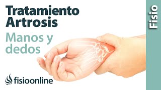 Tratamiento de fisioterapia para la artrosis de manos y dedos [upl. by Eissirk]