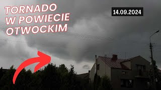 🌪️ TRĄBA POWIETRZNA W CHROSNIE W POWIECIE OTWOCKIM  14092024 [upl. by Noiram20]