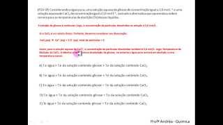 propriedades coligativas temperatura de ebulição [upl. by Twitt]