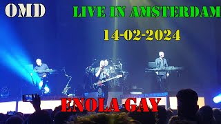 OMD live in Amsterdam 14022024  Enola Gay AFAS LIVE [upl. by Leipzig744]