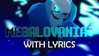 Megalovania REMASTERED With Lyrics  Undertale 2000 Subscriber Special [upl. by Yclek]