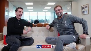 Jurgen Klopp opens up to Gary Neville on Liverpools Premier League title challenge [upl. by Mab]