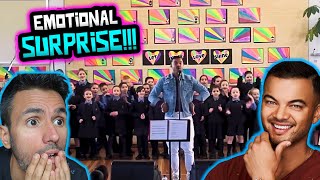 Guy Sebastians EMOTIONAL School Choir SURPRISE REACTION [upl. by Latsirhc]