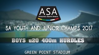 Steenkamp new SA Junior 400m Hurdles champion [upl. by Tobias]