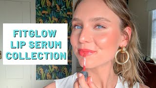 Fitglow Lip Serum Collection Swatches Review amp Comparison  Concealer Lipstick amp Lumi Firm [upl. by Ramal]