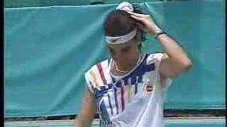 Arantxa Sanchez Vicario vs Kimiko Date 96 Oly QF part 17 [upl. by Ahsikal]