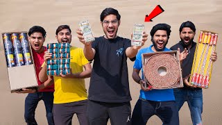 ₹100000 Diwali Patakha Challenge🔥 पटाखे फोड़े और जीतो लाखों रूपये Diwali Special [upl. by Ytima984]