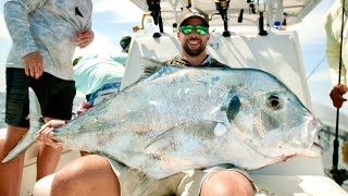 Insane African Pompano Fishing Action [upl. by Einnej]