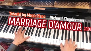 Tutorial 20 phút cùng Mạnh Piano học tác phẩm “huyền thoại” MARRIAGE D’AMOUR Richard Clayderman [upl. by Gillmore]