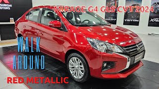 2024 Mitsubishi Mirage G4 GLS CVT Red Metallic [upl. by Swagerty]