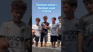 Chesham united v Boreham wood vlog 17824 football nonleague [upl. by Aiuhsoj]