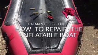 How to Repair the inflatable in 3 attempts [upl. by Neyrb]