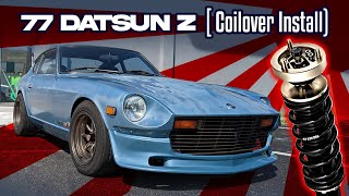 Datsun 280z Installing Coilovers From BC Racing Makes a Jaw Dropping Difference [upl. by Azirb]