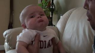 Mean Daddy  Hilarious Baby Video [upl. by Burd]