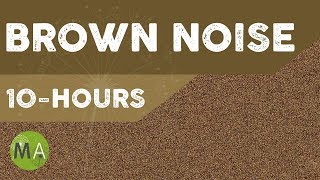 10Hours of Brown Noise for Sleep Relaxation Blocking out Distracting Noises Tinnitus [upl. by Barnett417]