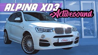 Alpina XD3 auf Basis BMW X3 F25 V8 BiTurbo Motorsound Active Auspuff Sound TV Tuner NBT SCHAWE [upl. by Danaher827]