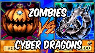 Flesh Vs Metal in the YuGiOh Finale Tournament Zombies Vs Cyber Dragons [upl. by Eerok]