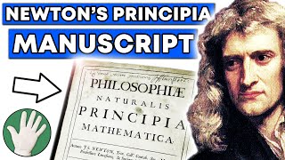 Newtons Principia Manuscript  Objectivity 100 [upl. by Iloj]