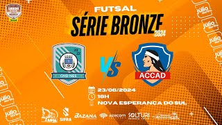 FUTSAL AO VIVO COM IMAGENS  NES X ACCAD [upl. by Wetzell]