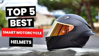 Top 5 Best Smart Motorcycle Helmets 2024 [upl. by Bryna798]