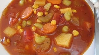 VEGETABLE SOUP  How to make simple Basic VEGETABLE SOUP Recipe [upl. by Pesek]