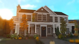 I built an AUTUMN family home IN BLOXBURG [upl. by Corwun]