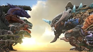 EVERY TheIsland Creature VS EVERY OTHER Creature in ARK  Cantex [upl. by Haney]