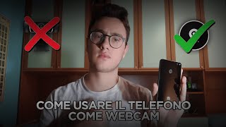 Come utilizzare il Telefono come Webcam su OBS Studio Tutorial ITA 2020 [upl. by Mcgill69]