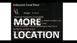 Iridescent Coral Piece Farming Location More Location [upl. by Akerdnuhs]