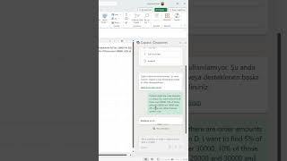 Excel’in İçine Entegre Edilen Copilot Yapay Zeka Aracı İle Formül Yazdırma excel copilot ai [upl. by Gaulin]
