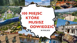 100 Miejsc w POLSCE które MUSISZ odwiedzić w to lato [upl. by Anig130]