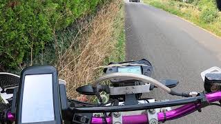 Byway MFAR21 and MFAR22 Monkton Farleigh Road to Dry Arch Ridden on road legal SurRon L1E Moped [upl. by Acnoib]