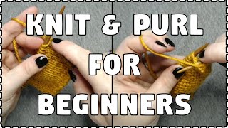 CONTINENTAL KNITTING for Beginners  STEP BY STEP Slow Tutorial [upl. by Klinger849]