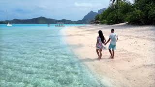 Why wait Join Emiri amp Hautea on a journey into the picturesque lagoon of Bora Bora [upl. by Enehs]