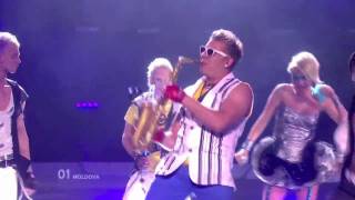 Moldova Eurovision 2010 saxophone guy HD [upl. by Micheil]