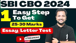 SBI CBO Essay Writing Easy Strategies for LastMoment Success [upl. by Marilyn]