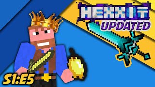 I LIKE GOLD  Minecraft Hexxit Updated S1E5 Minecraft Mod [upl. by Nsaj]