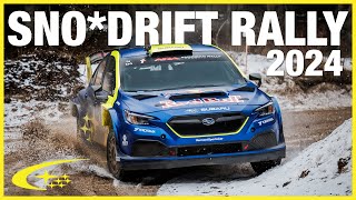 SnoDrift Rally 2024  Subaru Motorsports USA [upl. by Aynnat]