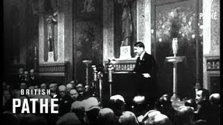 Foreign Press Conference April 1933 Aka Hitler Speaking At Foreign Press Conference 1933 [upl. by Latsirk700]