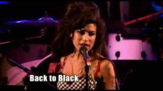 Amy Winehouse  Back To Black Live in concert in her best performance RIP [upl. by Dotty]