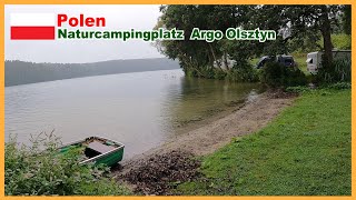 Polen Naturcampingplatz Argo Olsztyn in der Woiwodschaft ErmlandMasuren [upl. by Viking]