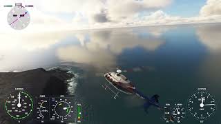 MFS Flight Simulator Pico Island Airport Portugal Helicopter [upl. by Nylirak587]