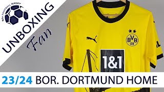 Borussia Dortmund Home Jersey 2324 Minejerseys Fan Version Unboxing Review [upl. by Elimac648]