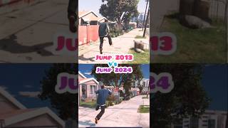 GTA 5 Jump Evolution 2013 Vs 2024  GTA 5 Enhanced Vs Exhanced Jumping Comparison rockstargames [upl. by Terencio]